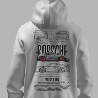 Men's Graphic Print white Hooide