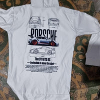 Men's Graphic Print white Hooide